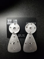 Jeff Lieb Silver Clip-On Earrings (6936191500339)