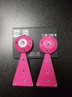 Jeff Lieb Pink Clip-On Earrings (6936192778291)