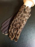 Brown Leopard Ribbon Smart Glove (7012777689139)