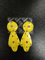 Jeff Lieb Yellow Clip-On Earrings (7045740625971)