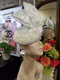 Pearl and Flower Fascinator (7054519173171)