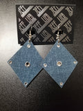 Jeff Lieb Abstract Denim Necklace Set (7295289753651)