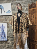 Leopard Print Lurex Kimono (7557913280563)