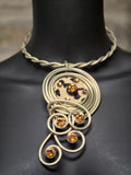 Jeff Lieb Leopard Print and Gold Necklace Set (7557920817203)