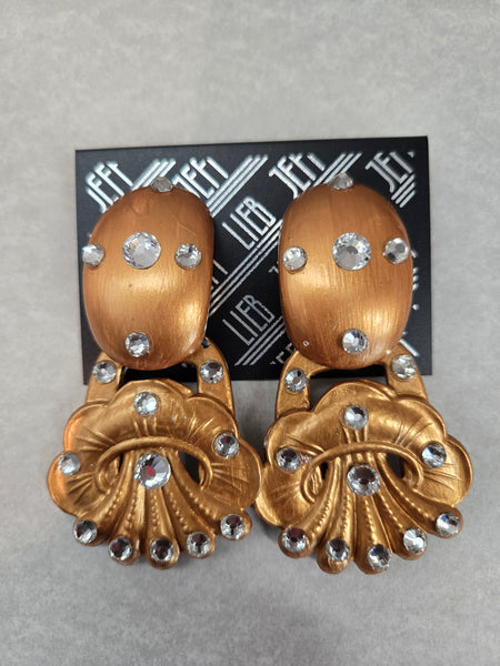 Jeff Lieb Aurora Bloom Clip-On Earrings (7666983043123)
