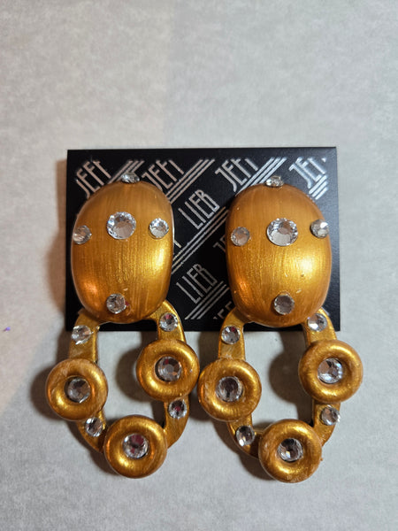 Jeff Lieb Aurora Links Clip-On Earrings (7666987991091)