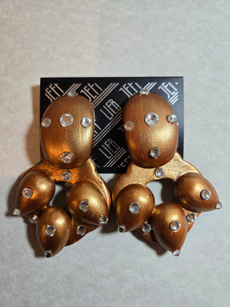 Jeff Lieb Celestial ClusterClip-On Earrings (7666988089395)