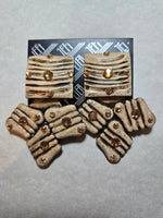 Jeff Lieb Amber Relic Clip-On Earrings (7667468599347)