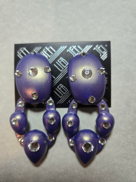 Jeff Lieb Prism Bloom Clip-On Errings (7667473121331)