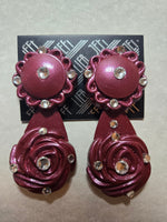 Jeff Lieb Garnet Whispers Clip-On Earrings (7667487178803)