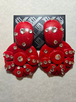 Jeff Lieb Deco Blaze Clip-On Earrings (7667983155251)