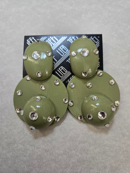 Jeff Lieb Desert Disco Clip-On Earrings (7669452636211)