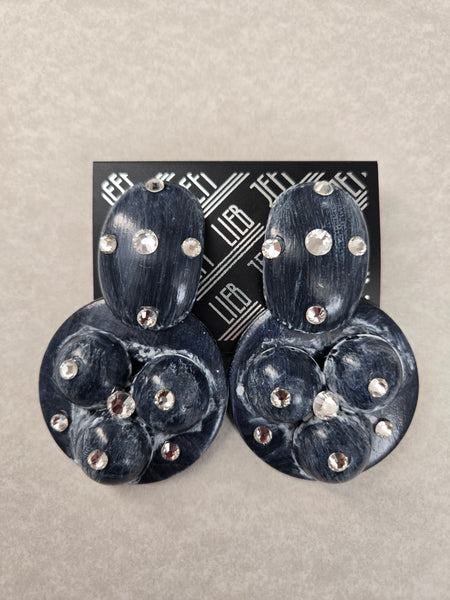 Jeff Lieb Indigo Dream Clip-On Earrings (7669465677875)