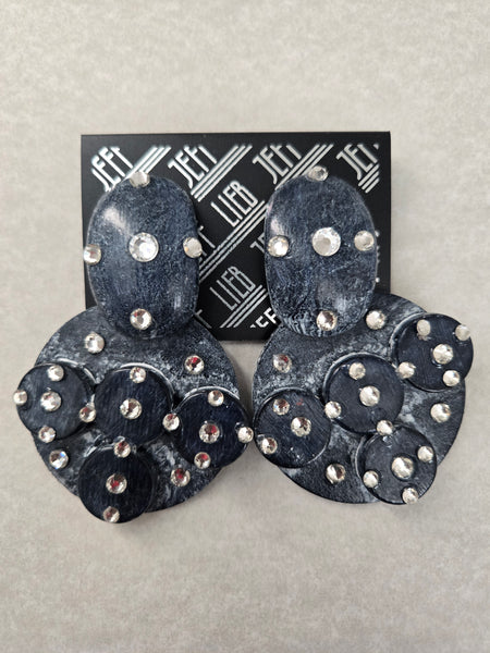 Jeff LIeb Dark Matter Clip-On Earrings (7669466759219)