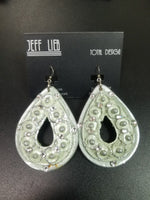 Jeff Lieb Mint Green Resin Pierced Earrings (6598743883827)