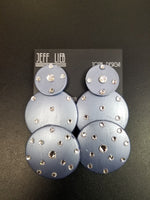 Jeff Lieb New Era Ice Blue Clip-On Earrings (6705451434035)