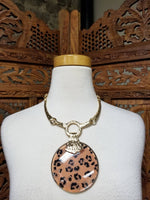 Leopard Pendant Necklace Set (6839213326387)
