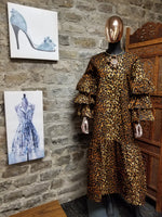 Leopard Ruffle Tiered Dress (6878252859443)