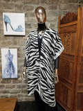 Zebra Print Kimono (6892346277939)