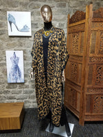 Leopard Print Long Kimono (6892344999987)
